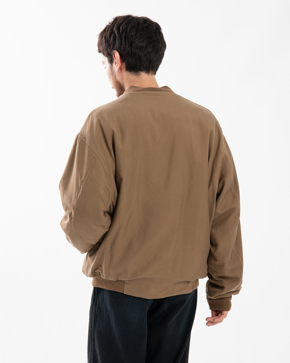 SILK BOMBER JACKET