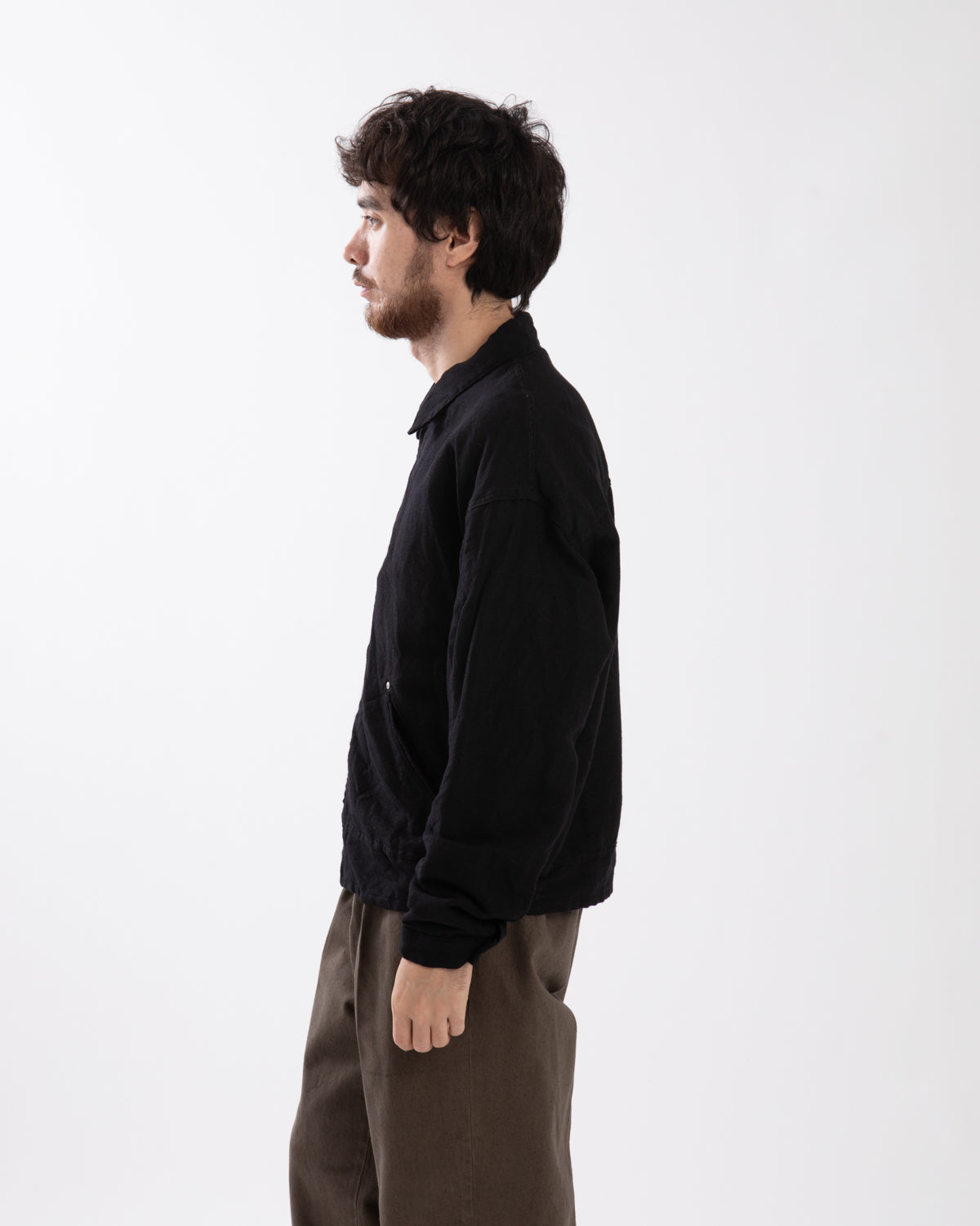 WOOL HEMP ZIP JACKET