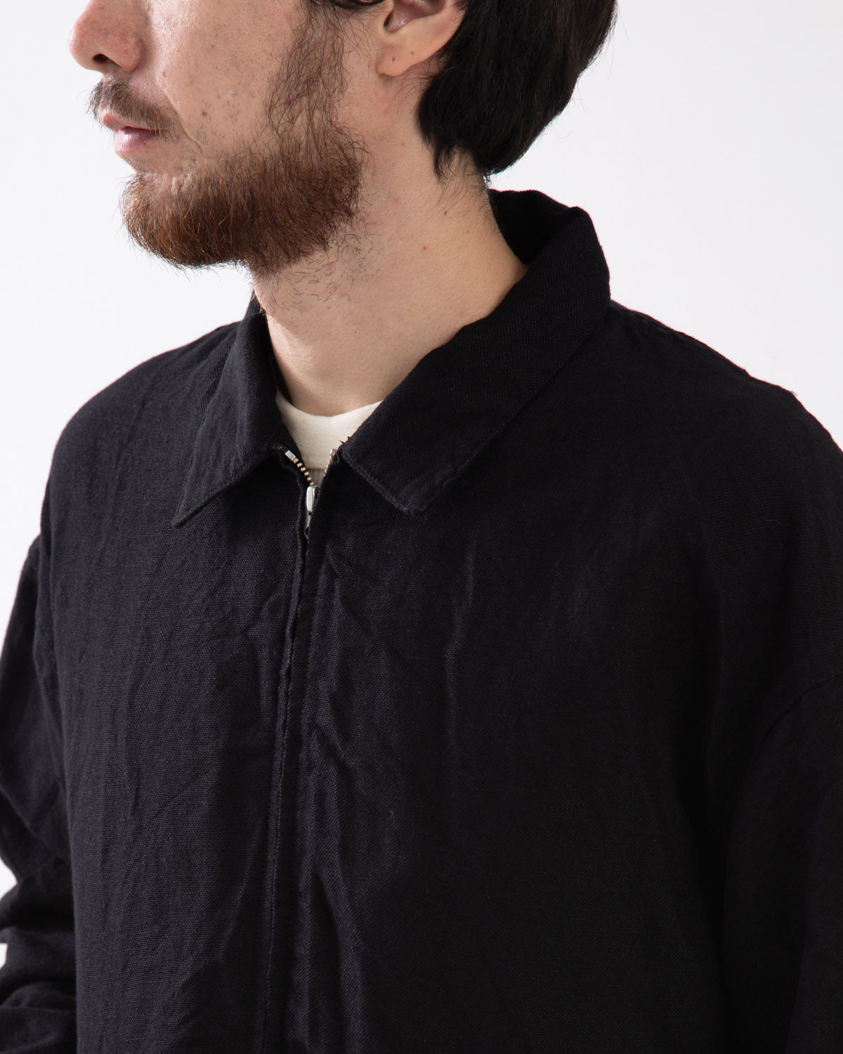 WOOL HEMP ZIP JACKET