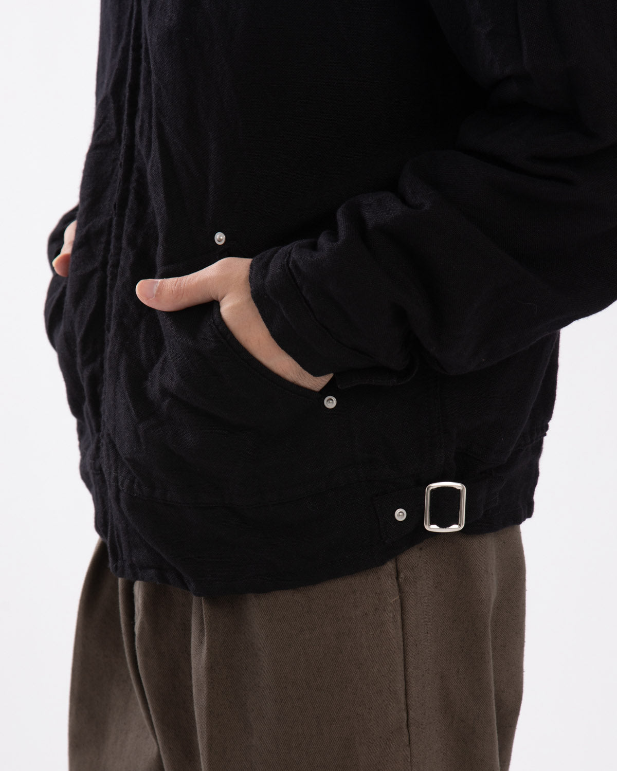 WOOL HEMP ZIP JACKET