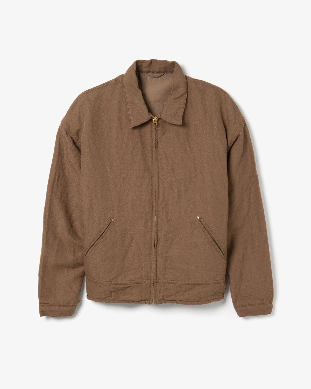 WOOL HEMP ZIP JACKET