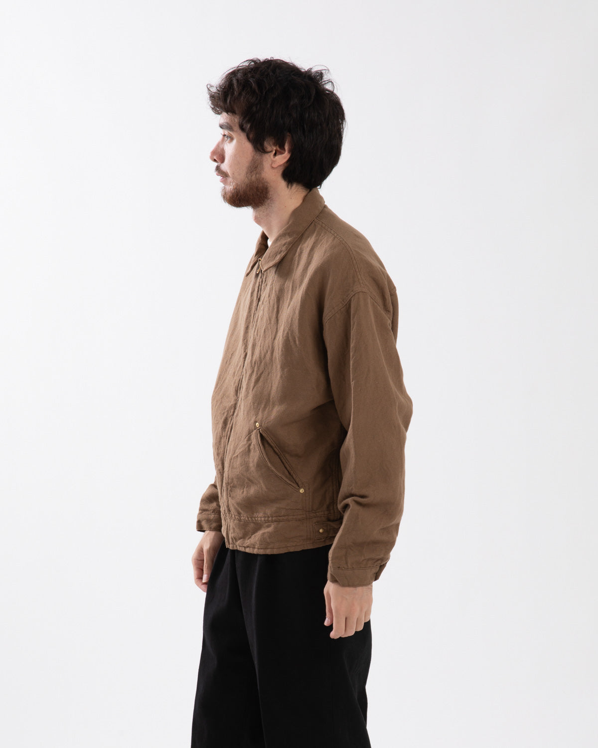WOOL HEMP ZIP JACKET