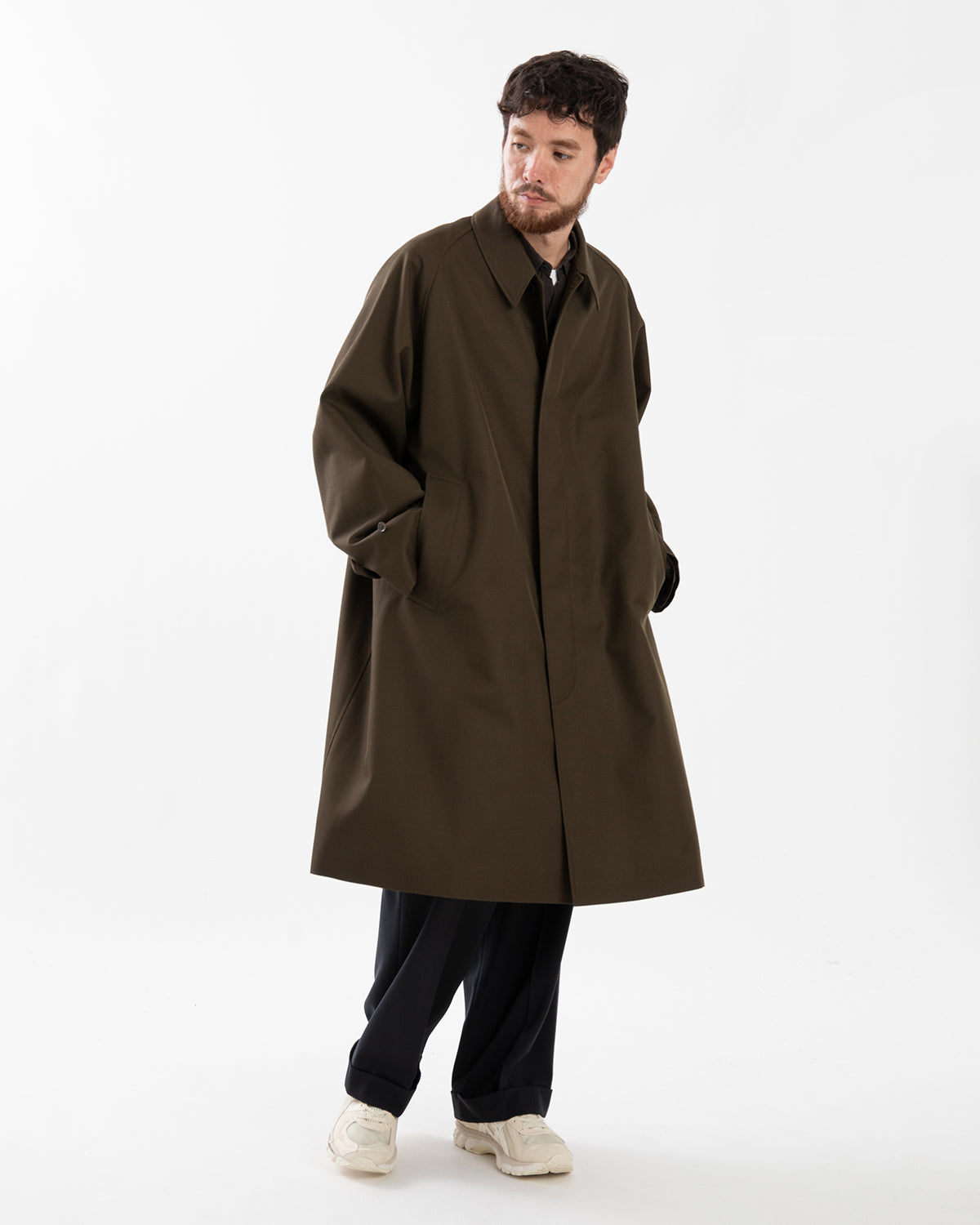 WOOL CAVALRY WALKER COAT