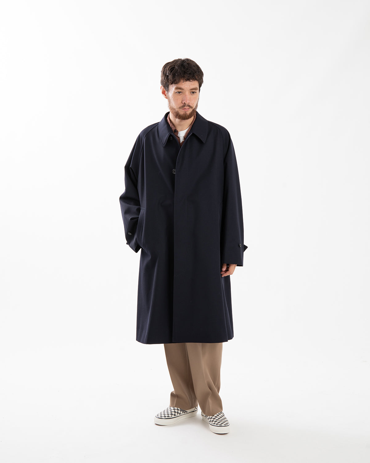 WOOL CAVALRY WALKER COAT