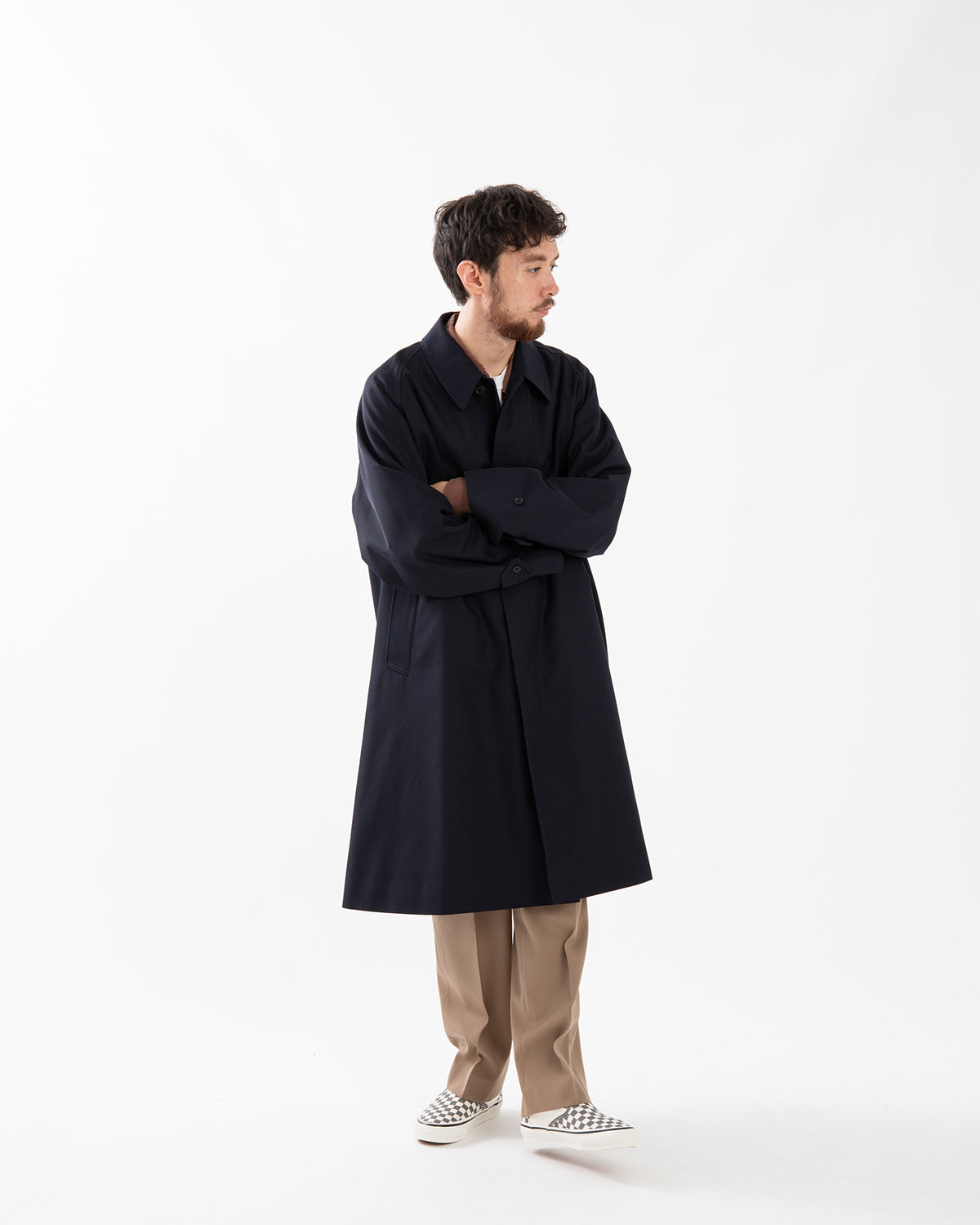 WOOL CAVALRY WALKER COAT