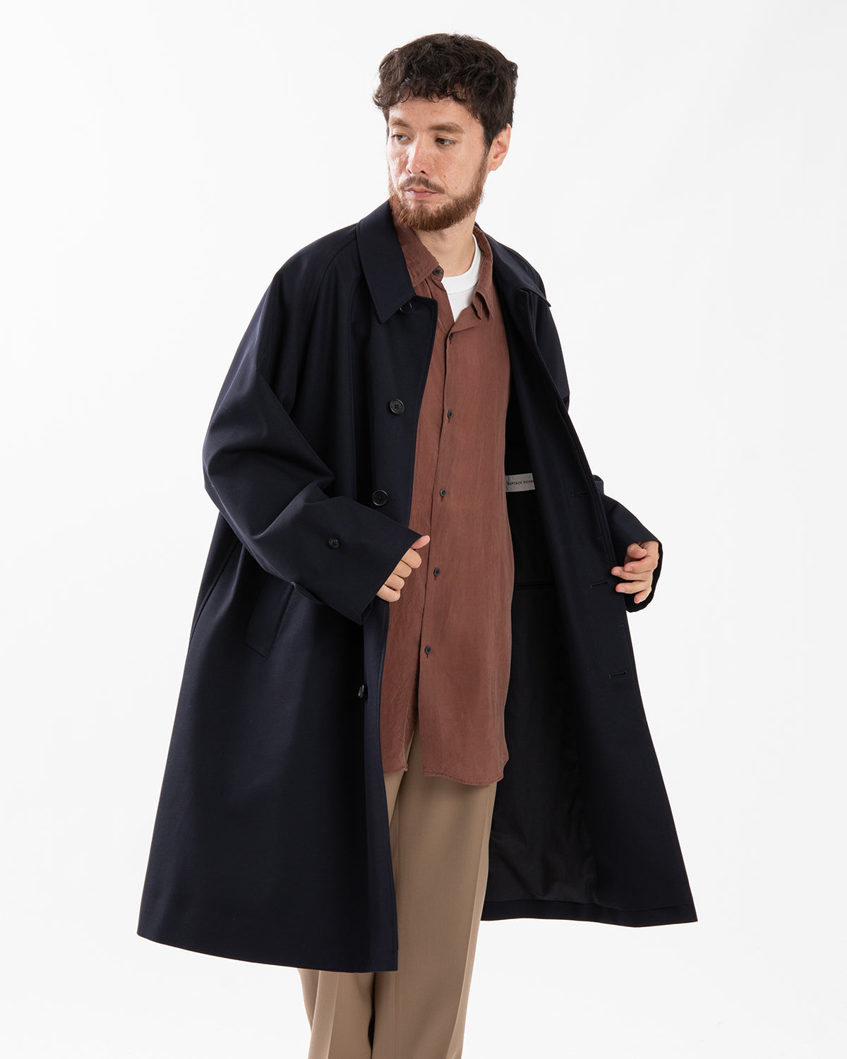 WOOL CAVALRY WALKER COAT