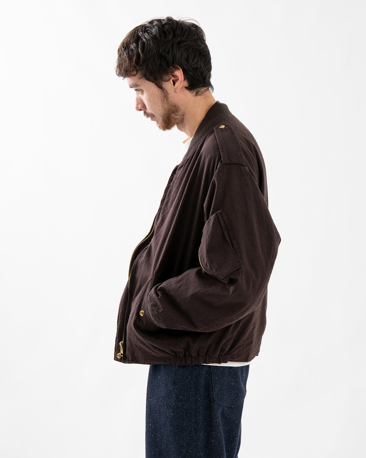 WOOL VINTAGE GABARDINE CANADIAN FLIGHT JACKET