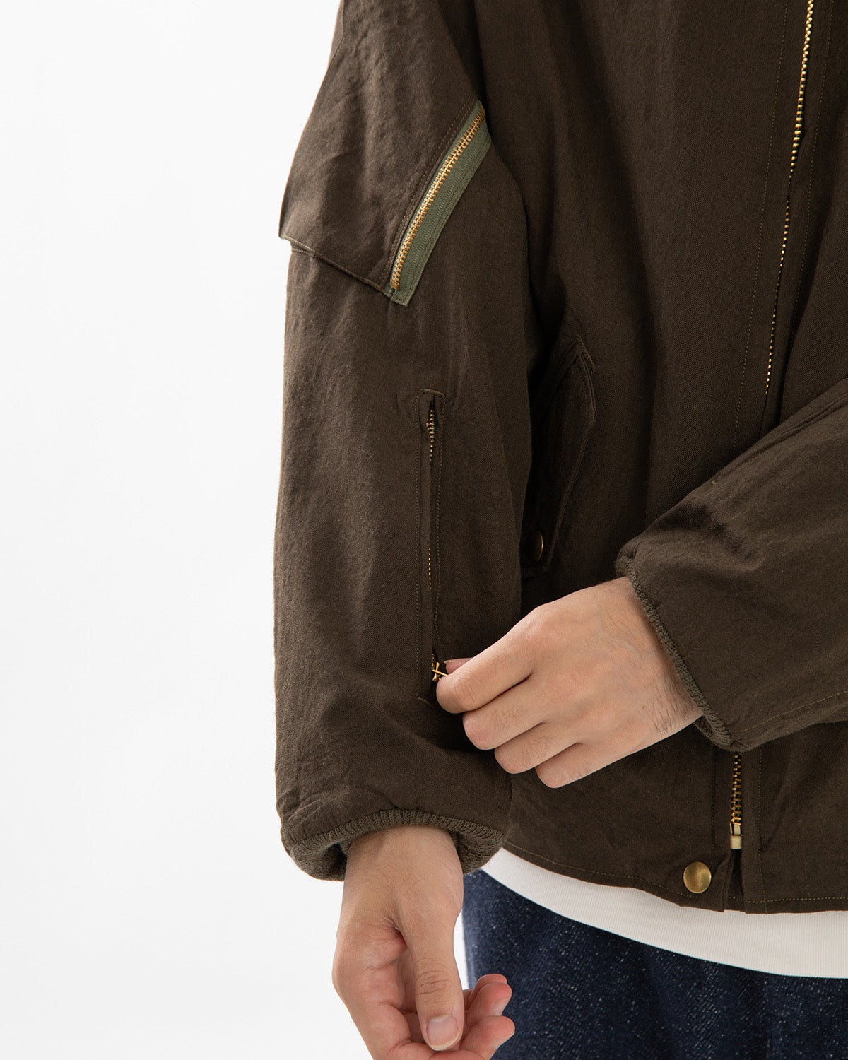 WOOL VINTAGE GABARDINE CANADIAN FLIGHT JACKET