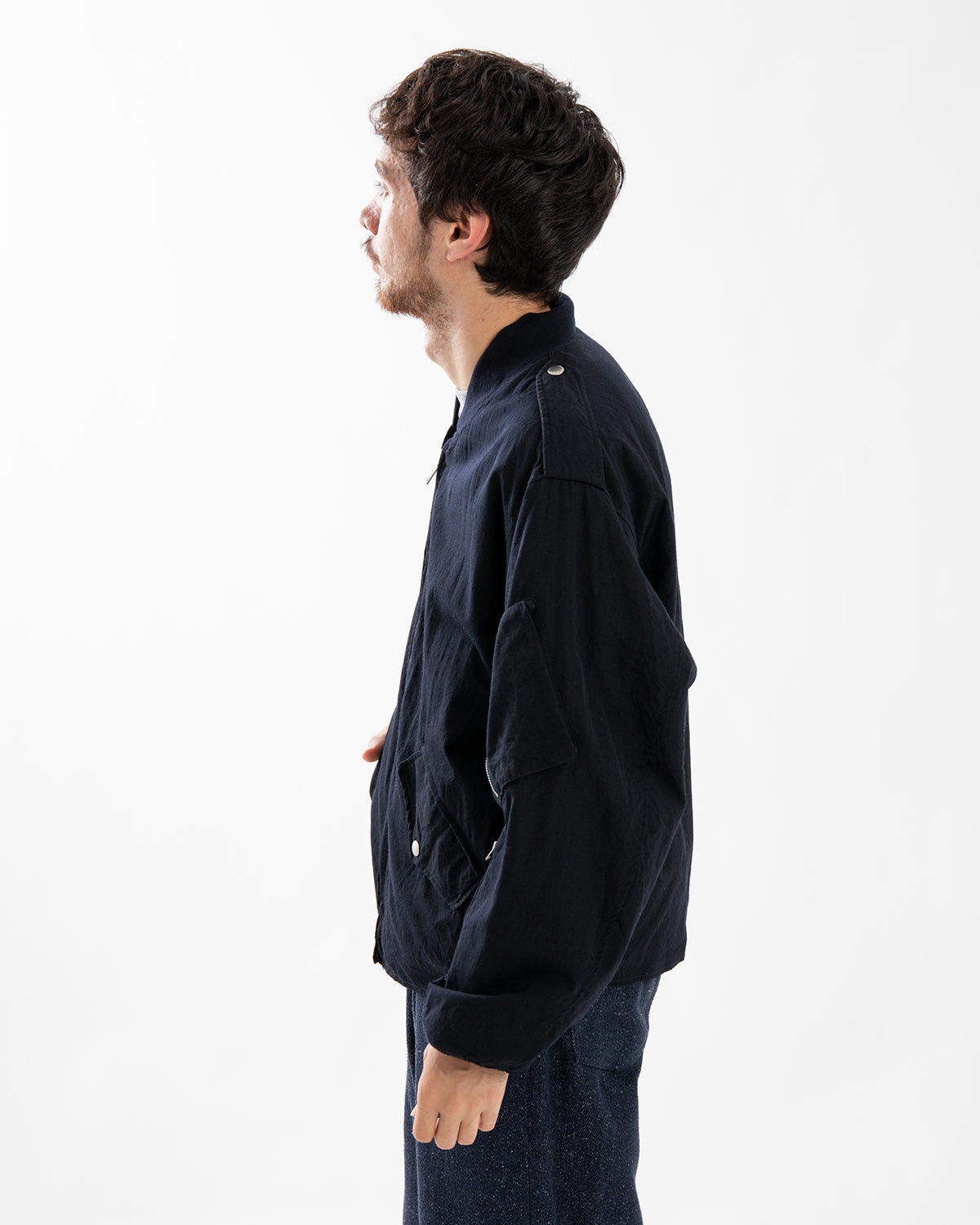 WOOL VINTAGE GABARDINE CANADIAN FLIGHT JACKET