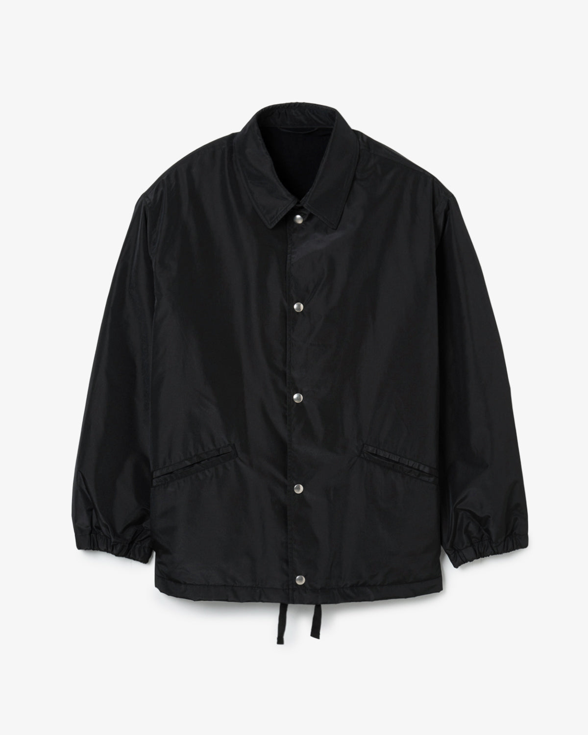 SILK POLY COACH JACKET