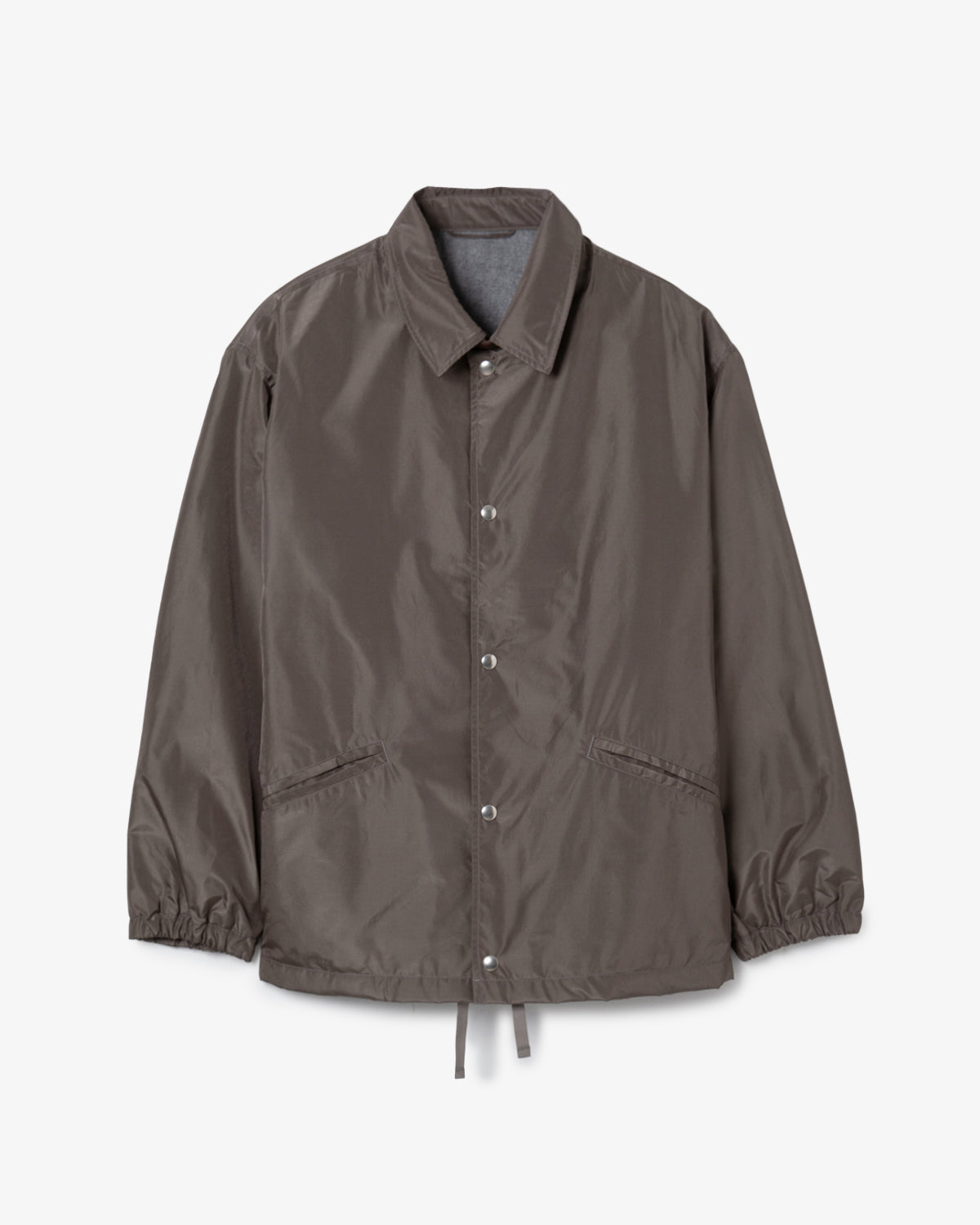 SILK POLY COACH JACKET