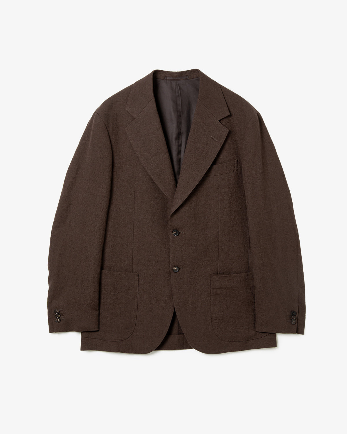 WOOL HEMP MESH 2B SINGLE JACKET