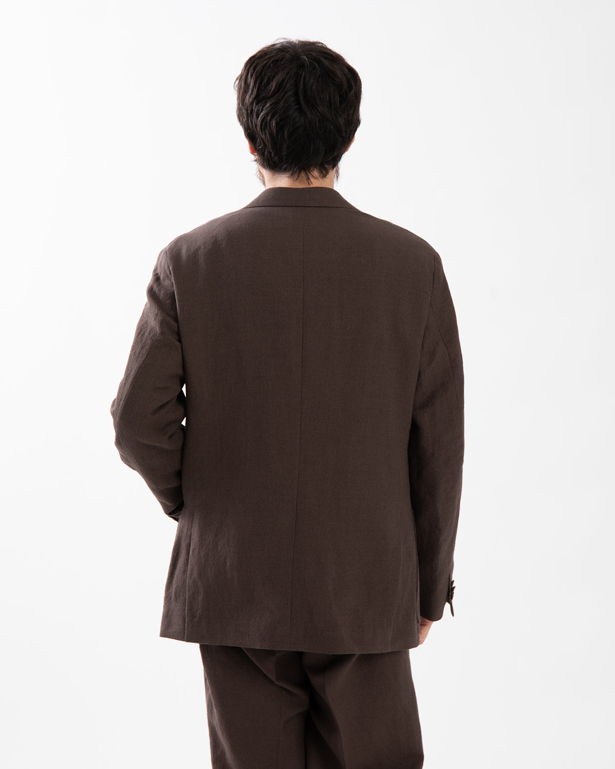 WOOL HEMP MESH 2B SINGLE JACKET