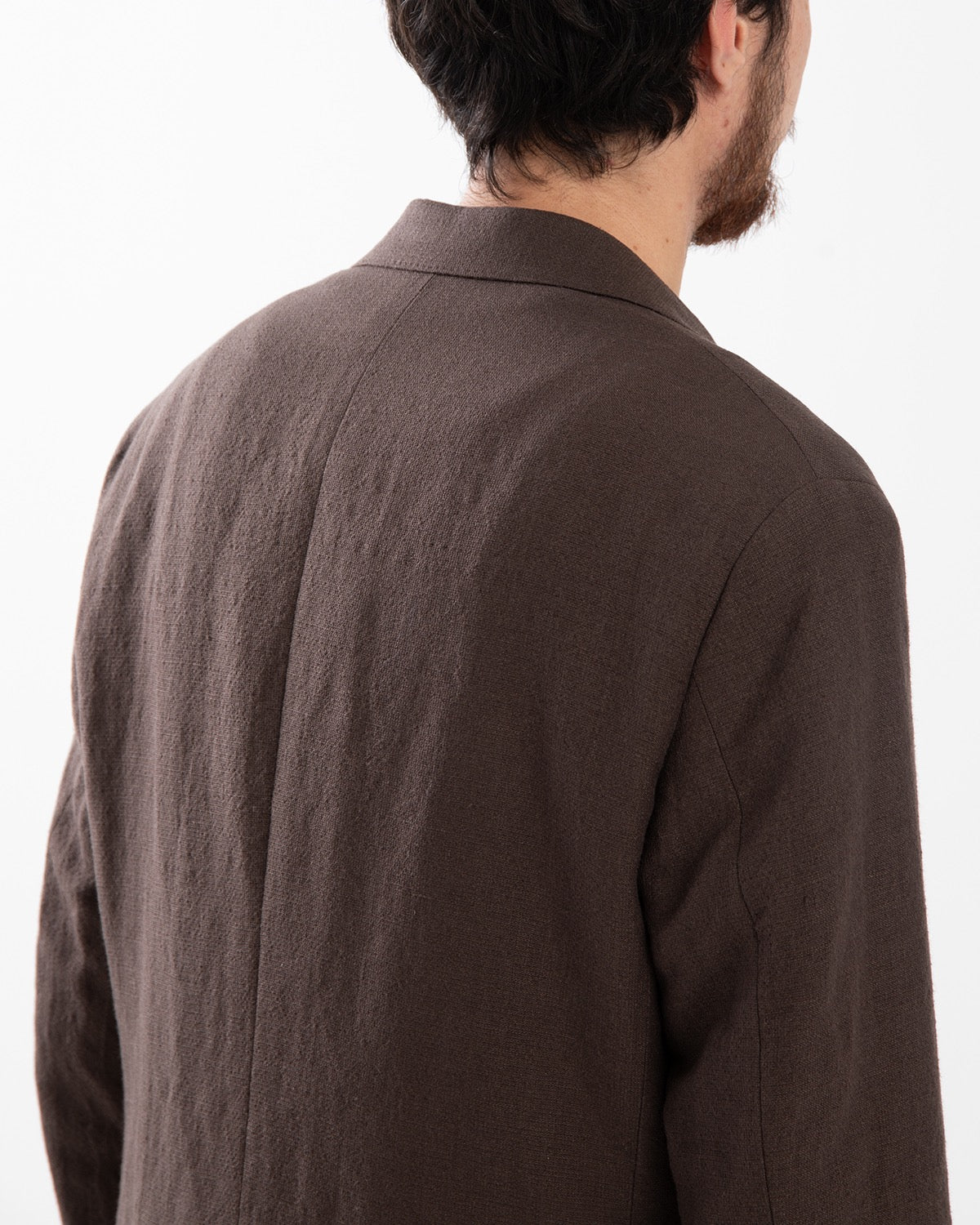 WOOL HEMP MESH 2B SINGLE JACKET
