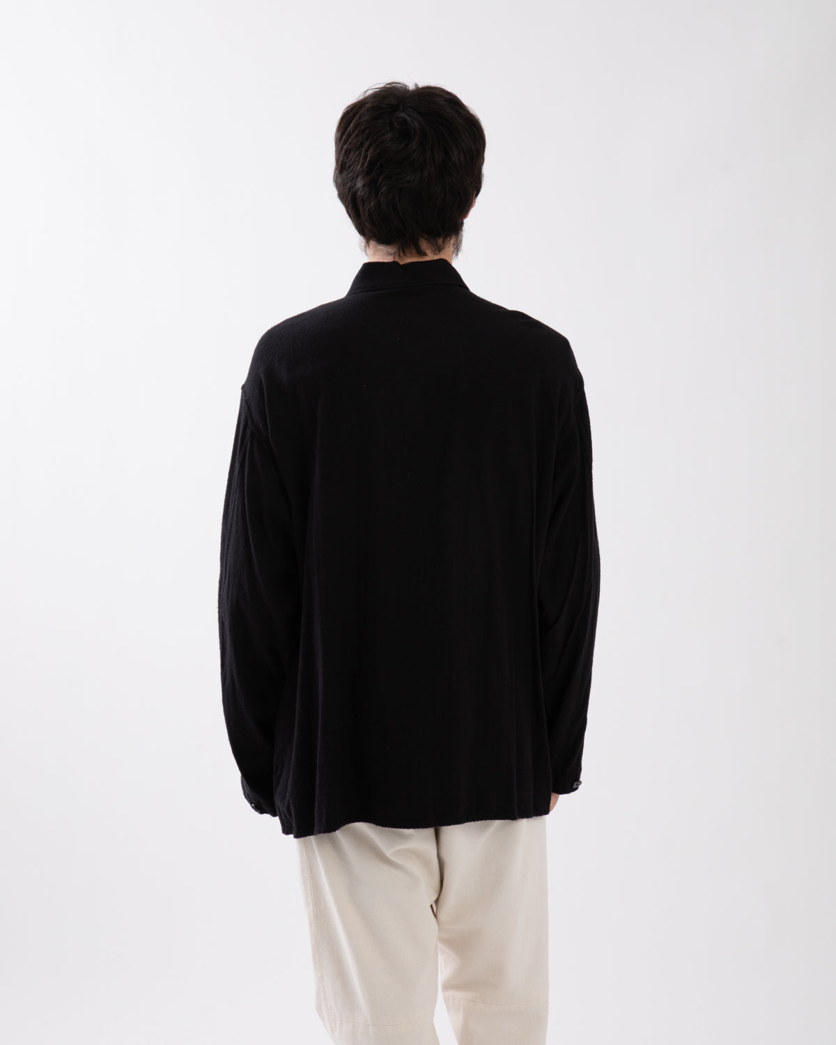 SILK FLANNEL FIELD SHIRT JACKET