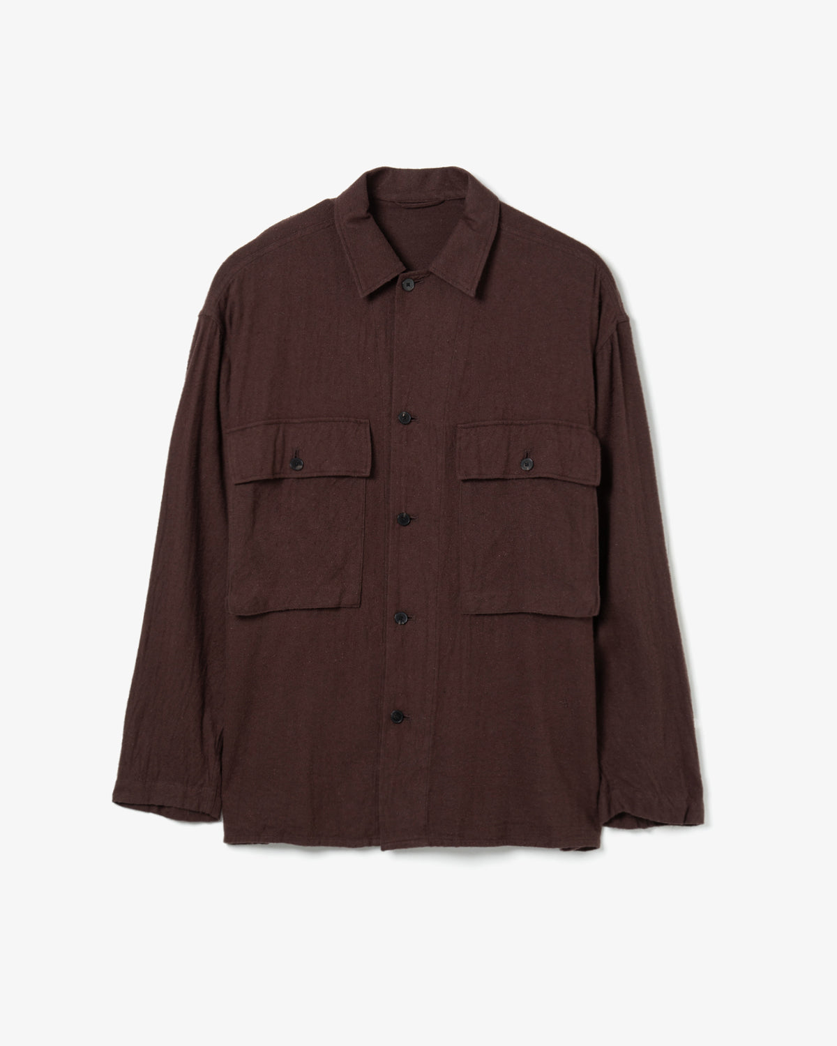 SILK FLANNEL FIELD SHIRT JACKET