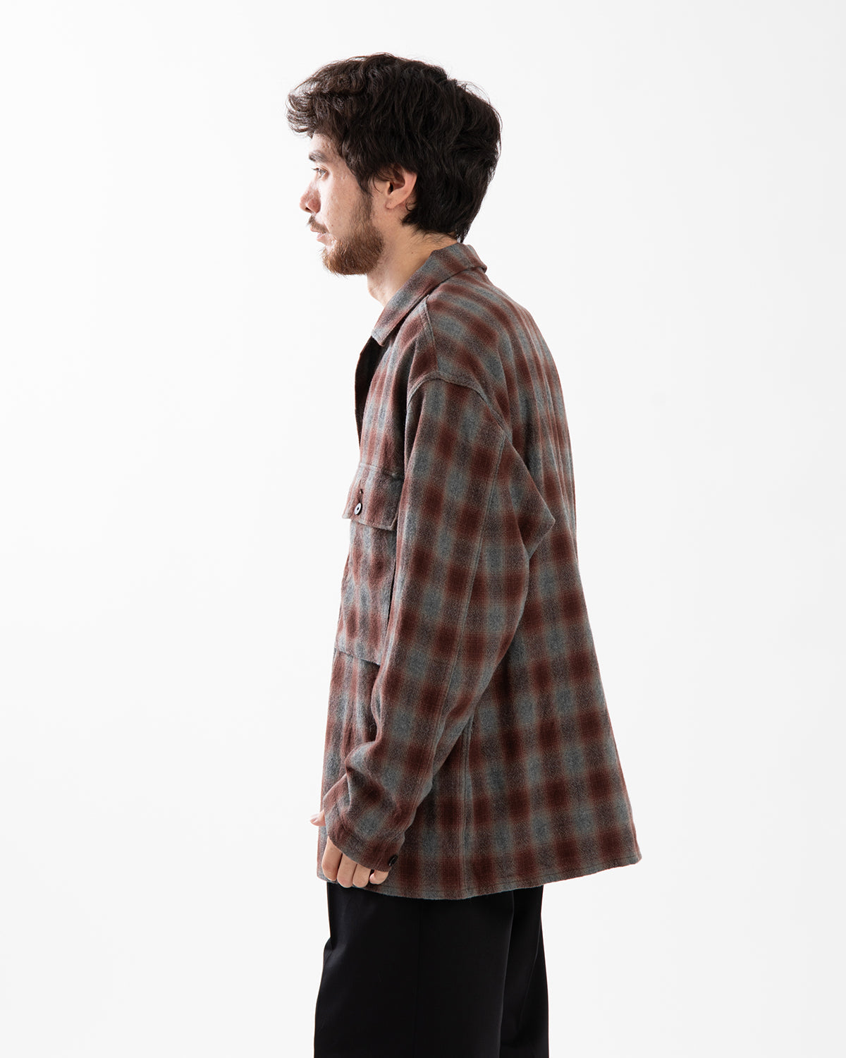 ALPACA WOOL FIELD SHIRT JACKET