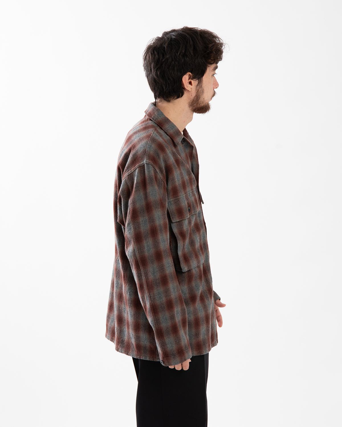 ALPACA WOOL FIELD SHIRT JACKET