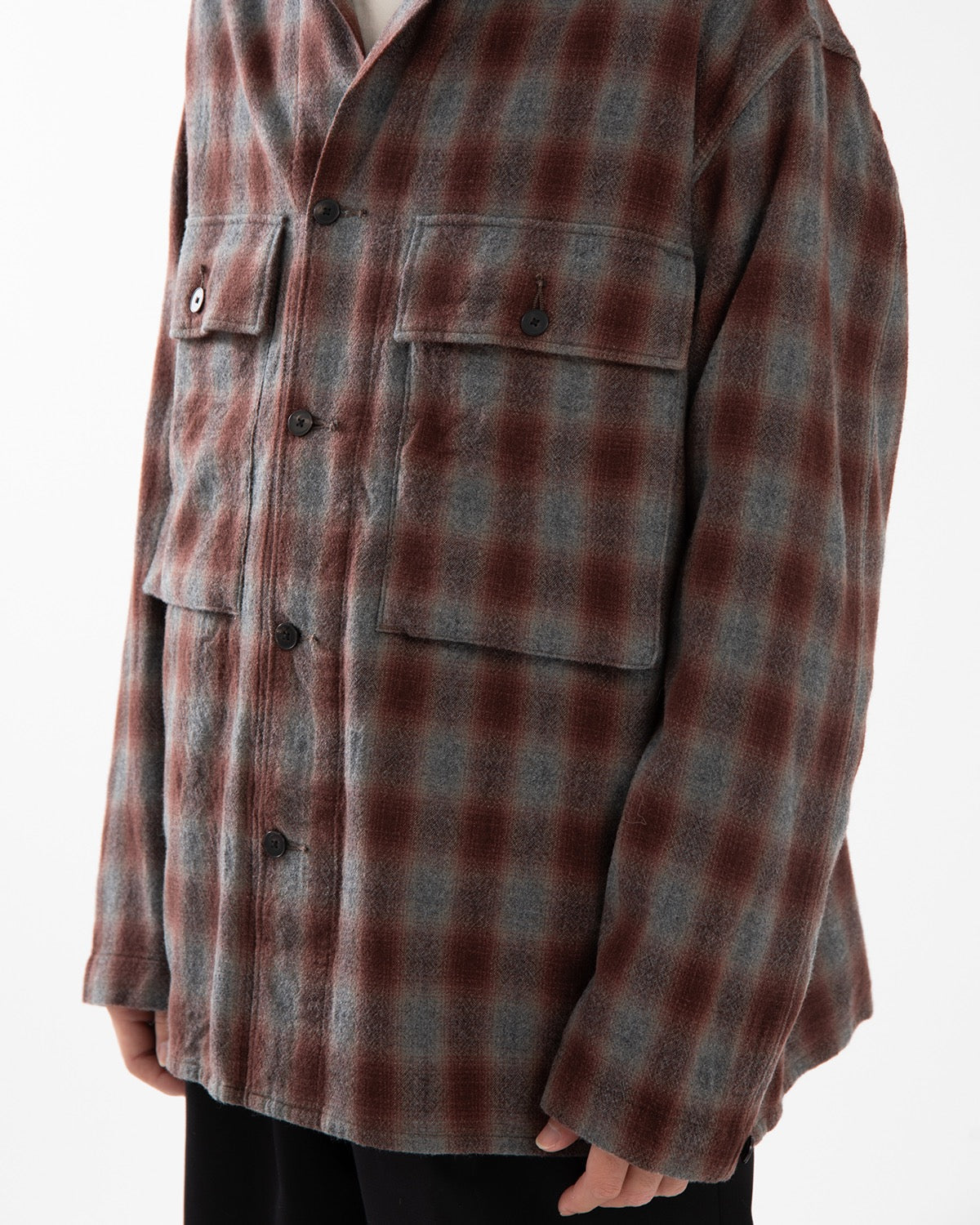 ALPACA WOOL FIELD SHIRT JACKET