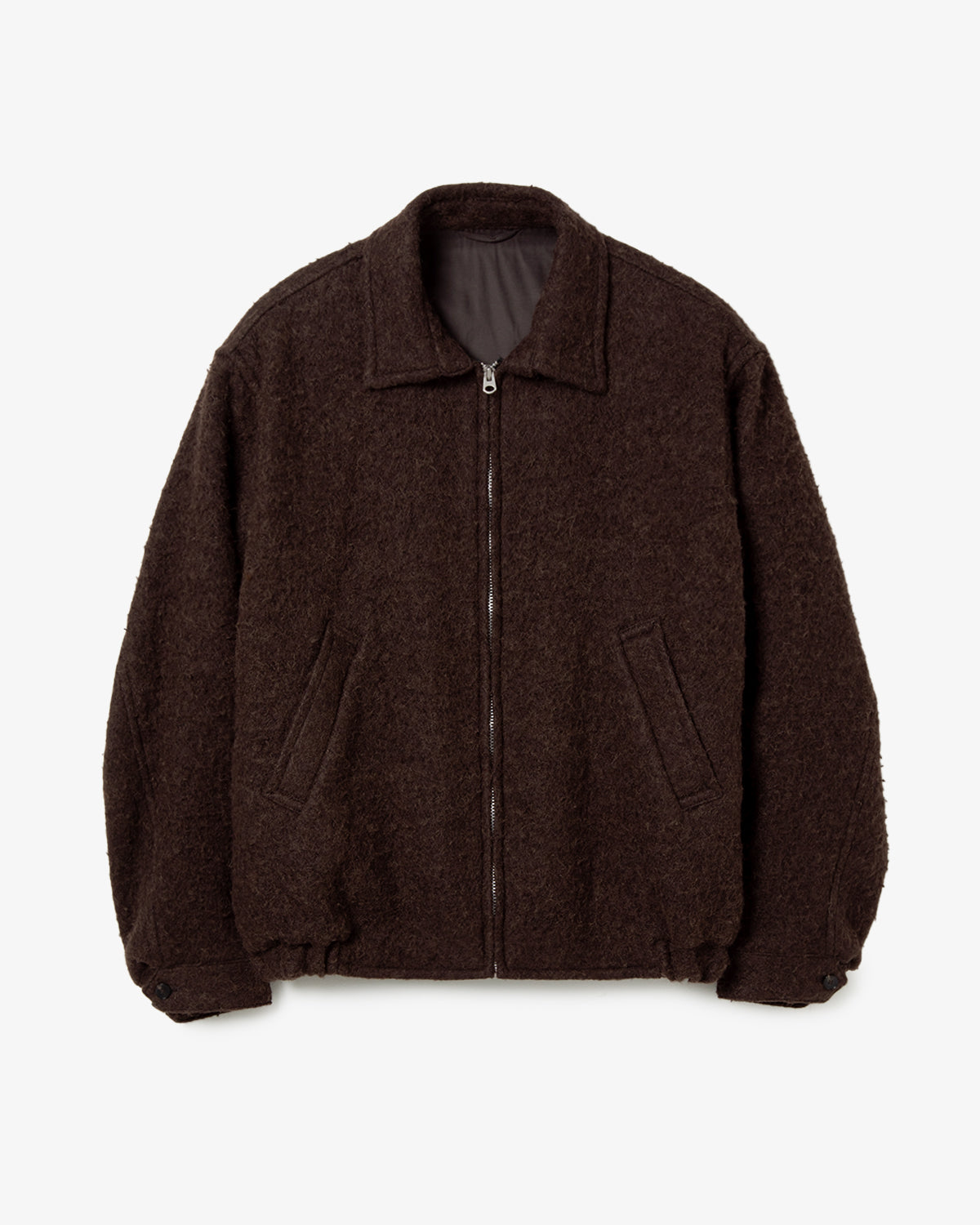 NAPPING WOOL ZIP BLOUSON
