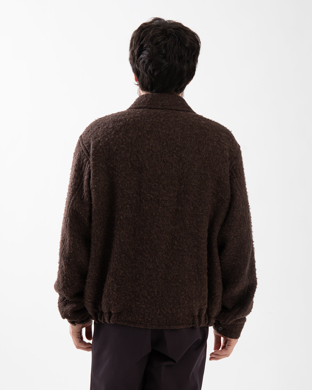 NAPPING WOOL ZIP BLOUSON
