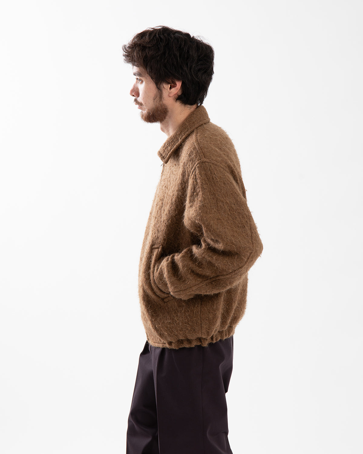 NAPPING WOOL ZIP BLOUSON