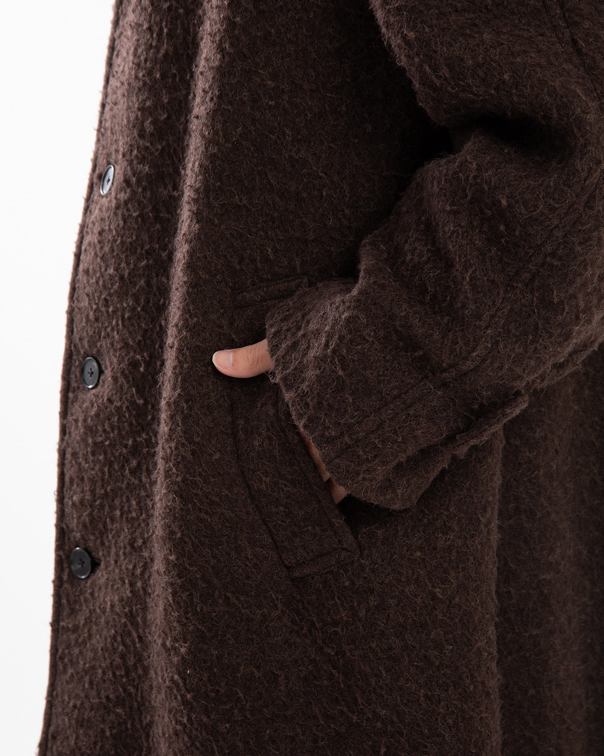 NAPPING WOOL UMBLLERA COAT