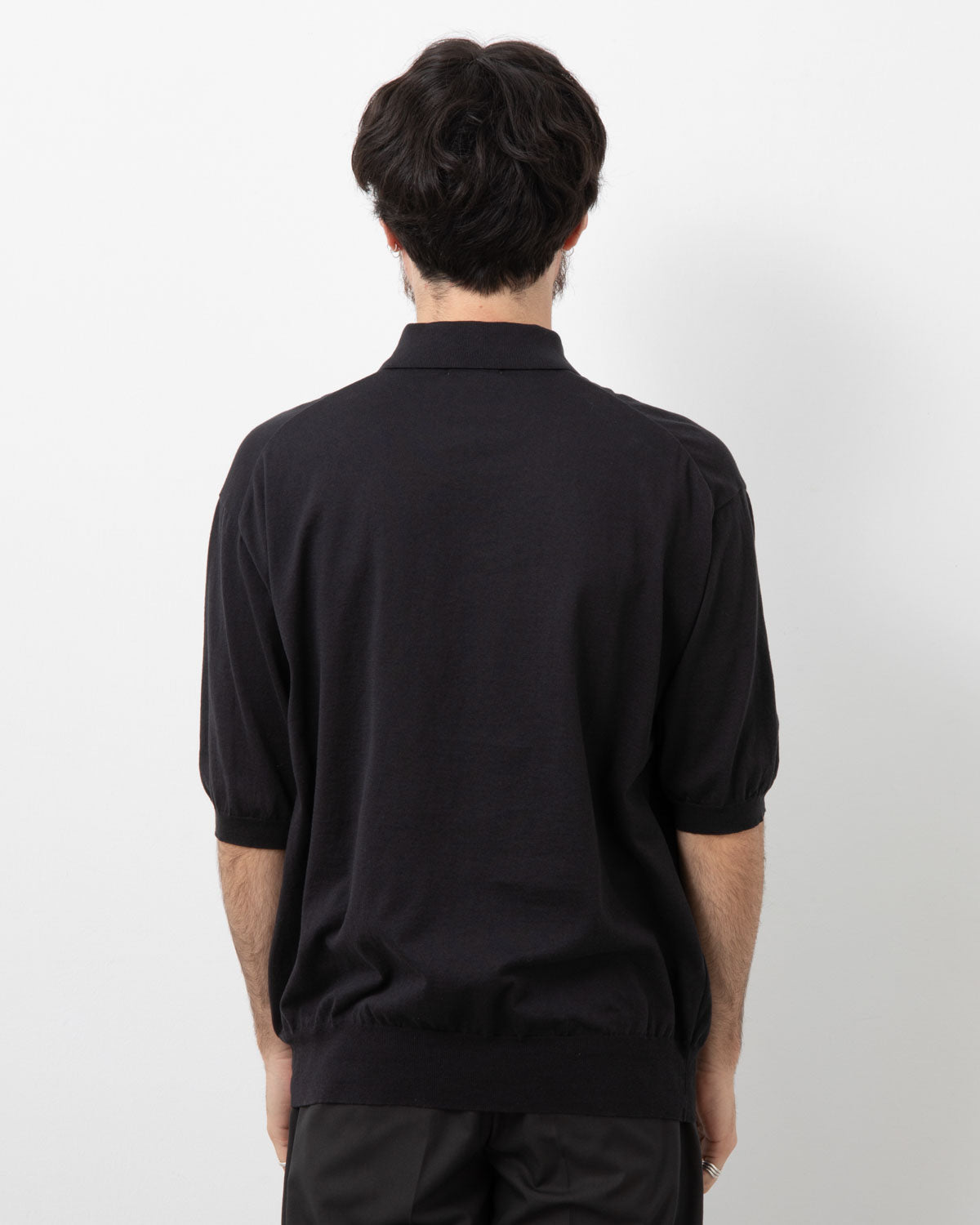 COTTON KNIT POLOSHIRT
