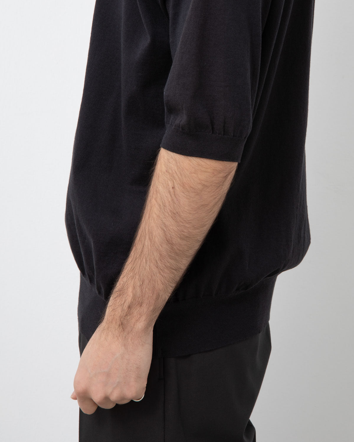 COTTON KNIT POLOSHIRT