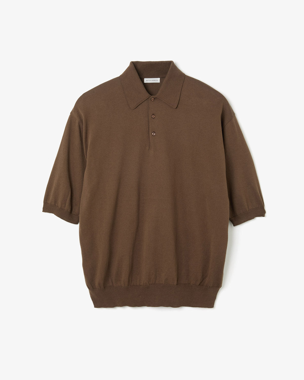 COTTON KNIT POLOSHIRT