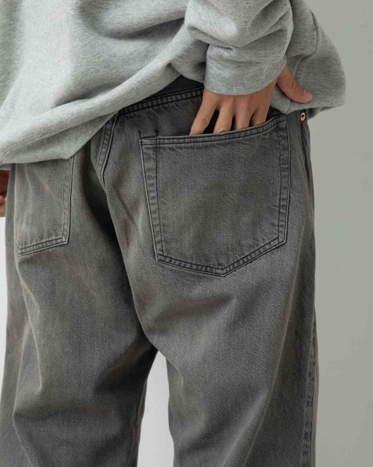 5P ZIPPER FRONT DENIM PANTS