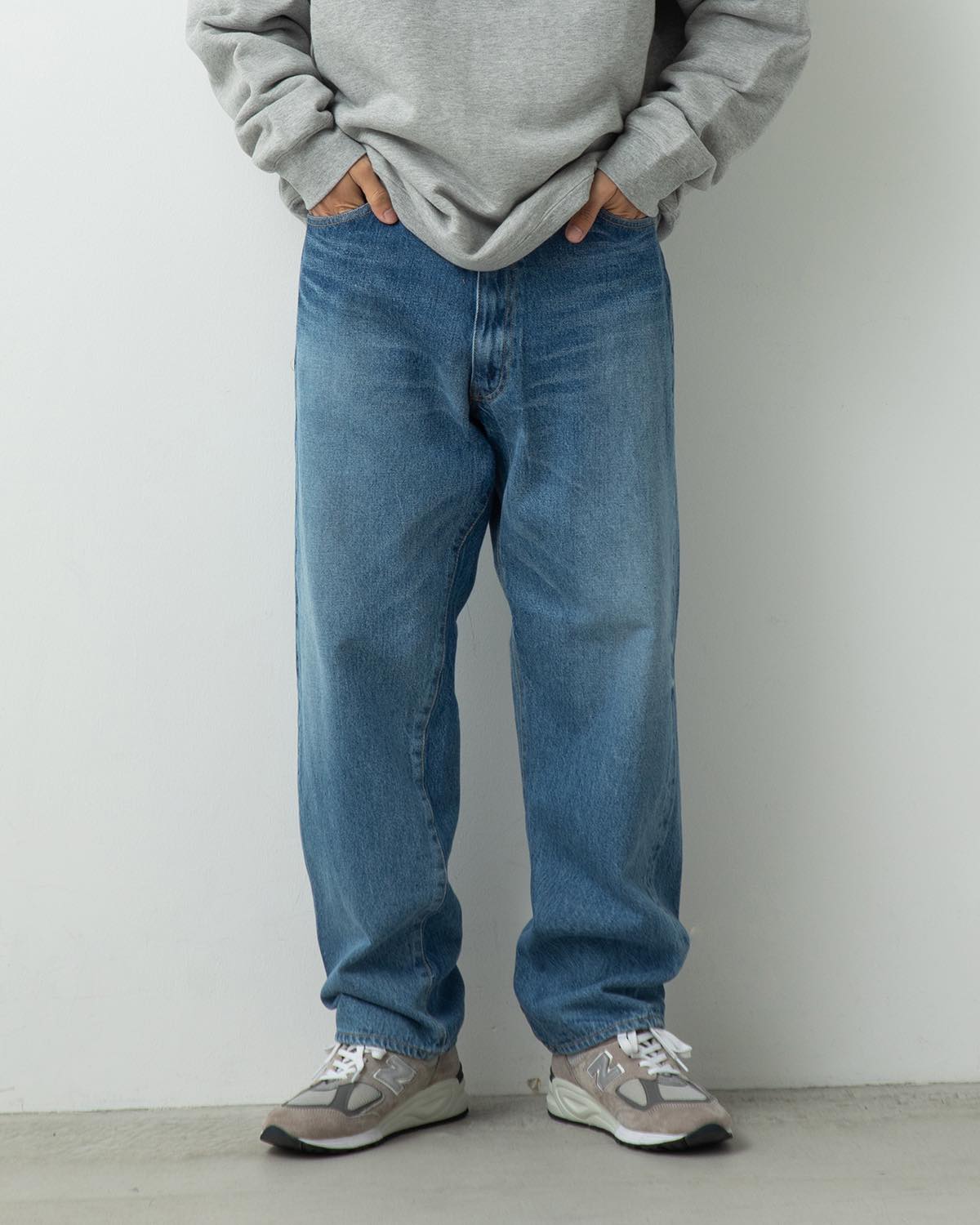 5P ZIPPER FRONT DENIM PANTS