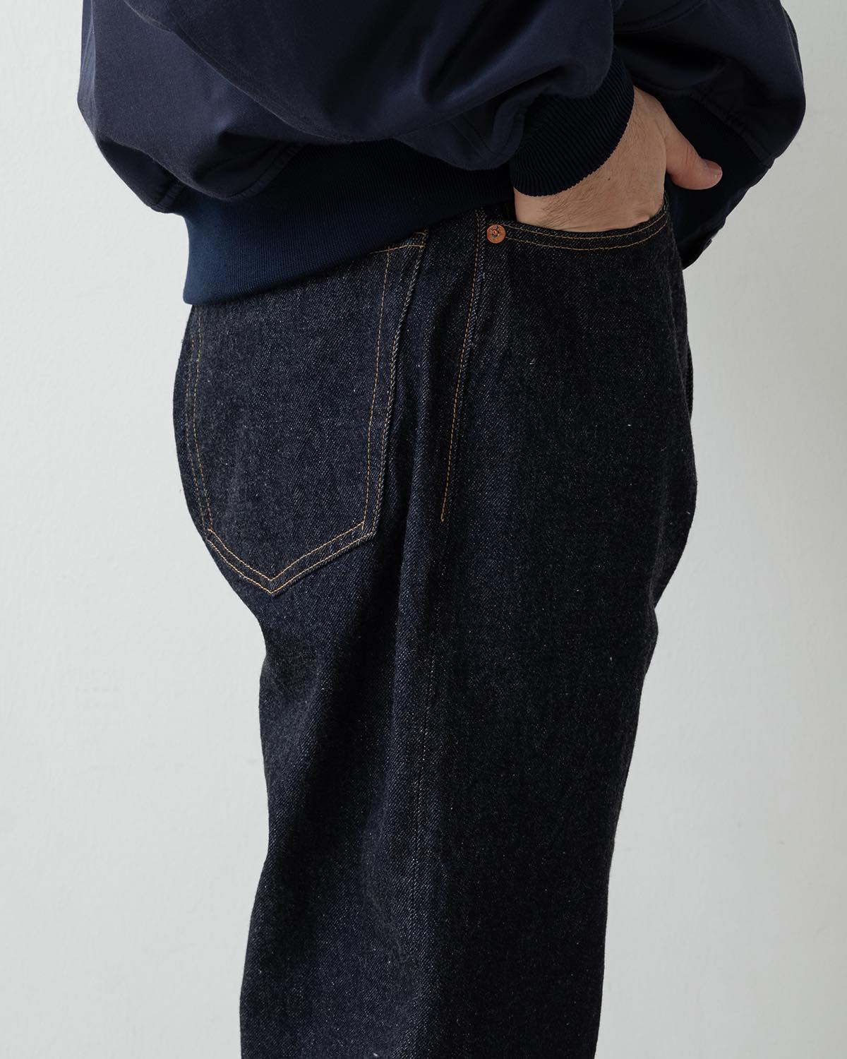 5P ZIPPER FRONT DENIM PANTS