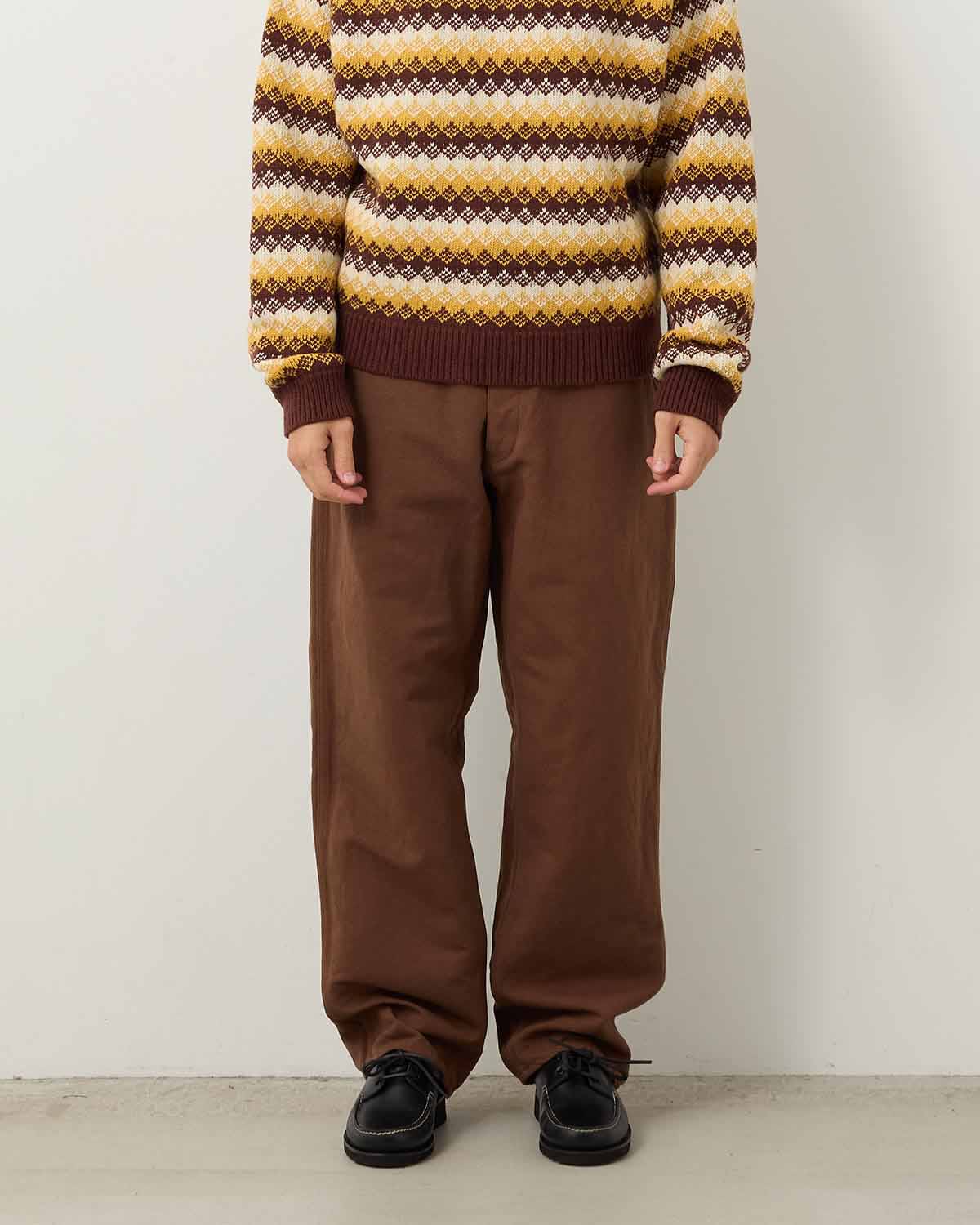 COTTON HEMP PAINTER PANTS