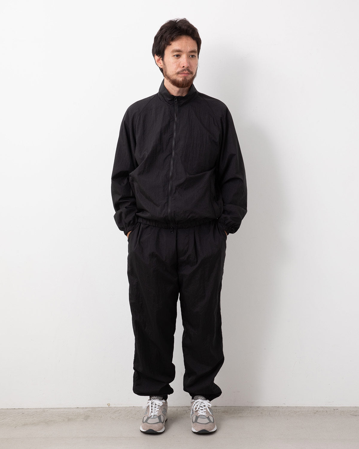 SHRINKED NYLON TRACK PANTS