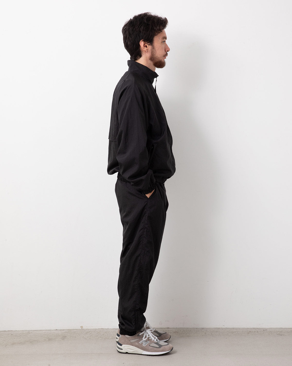 SHRINKED NYLON TRACK PANTS