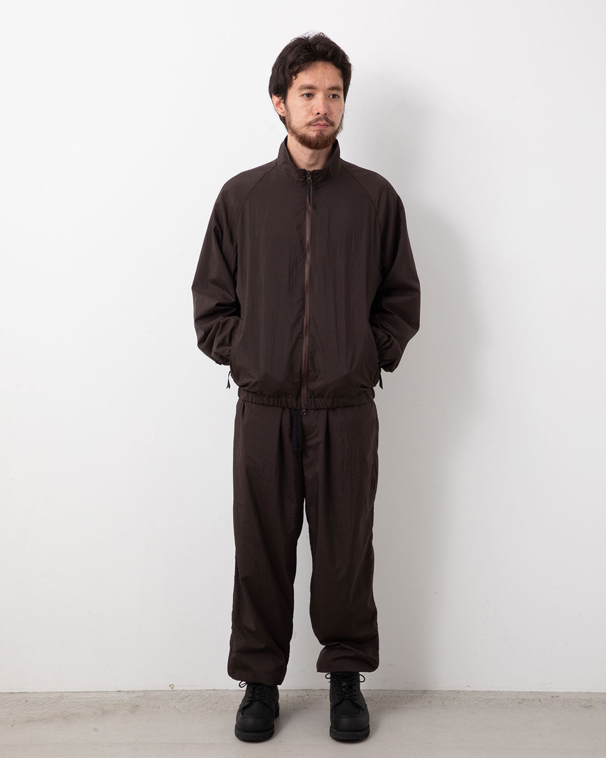 SHRINKED NYLON TRACK PANTS