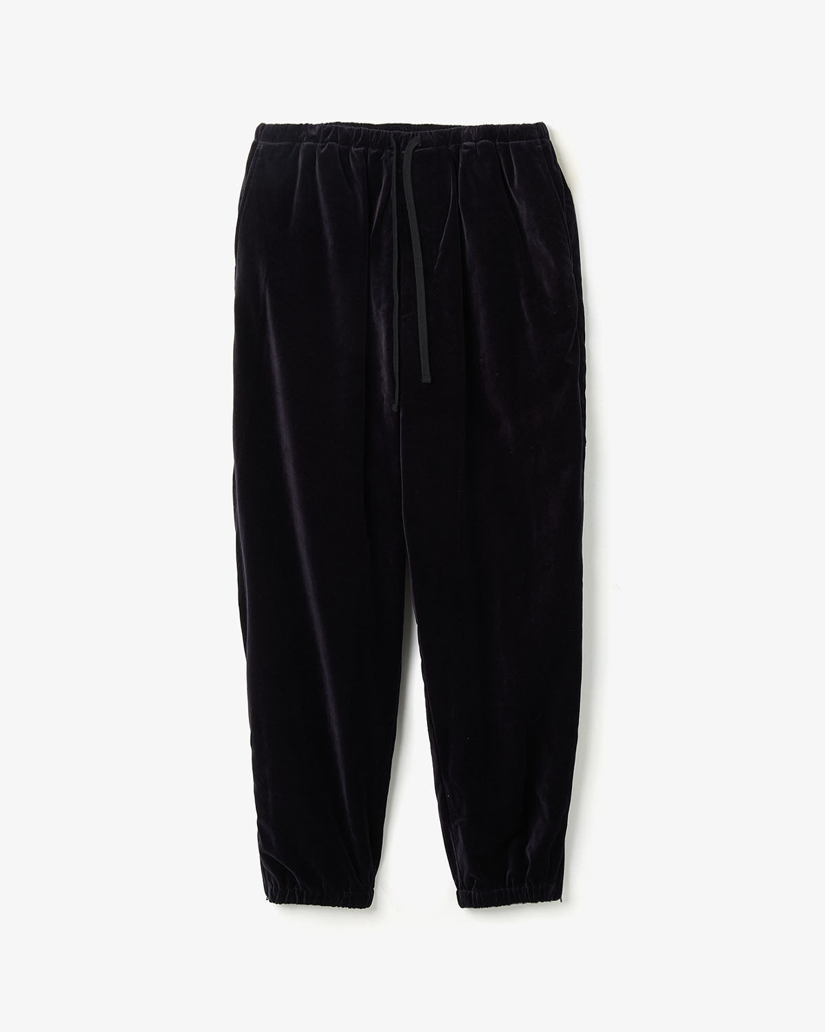 COTTON VELVET TRACK PANTS