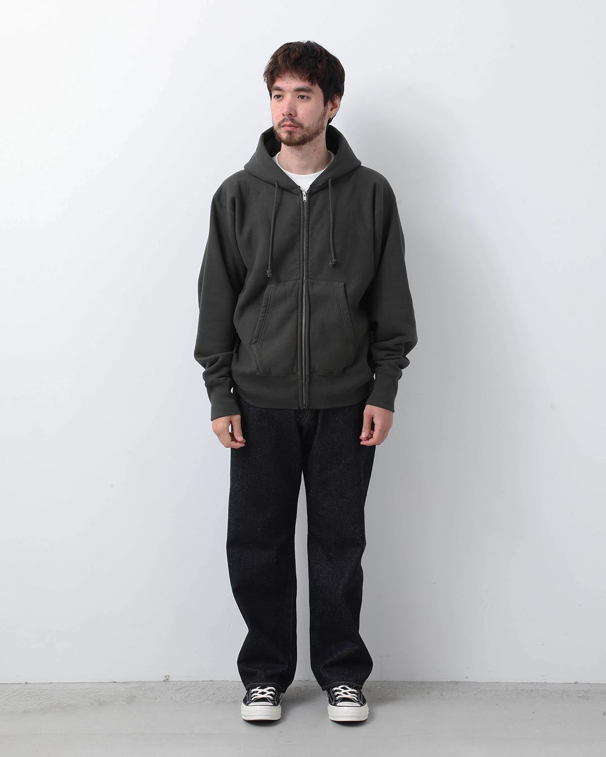 5P ZIPPER FRONT DENIM PANTS