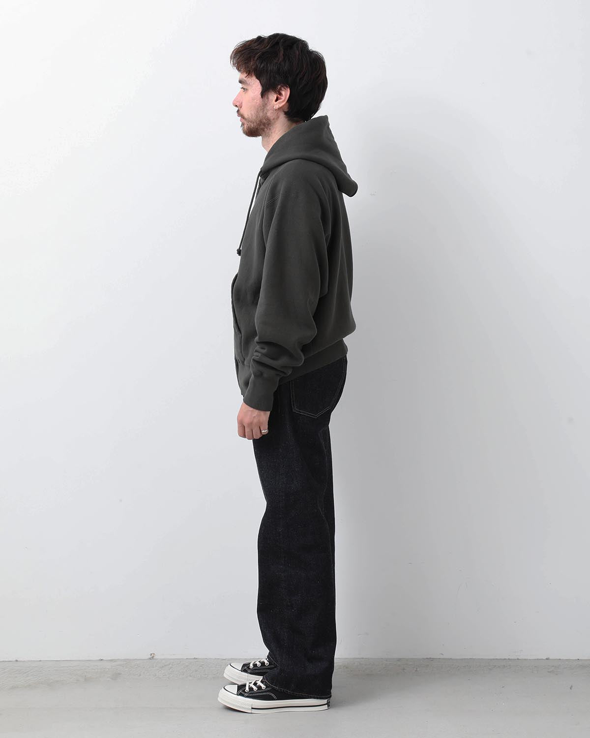 5P ZIPPER FRONT DENIM PANTS