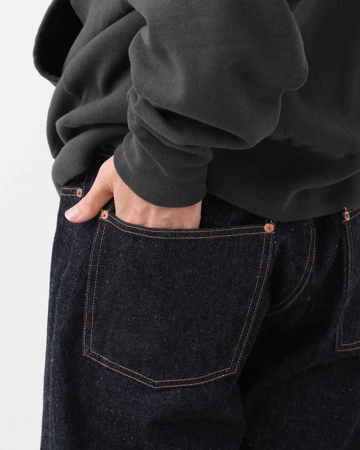 5P ZIPPER FRONT DENIM PANTS