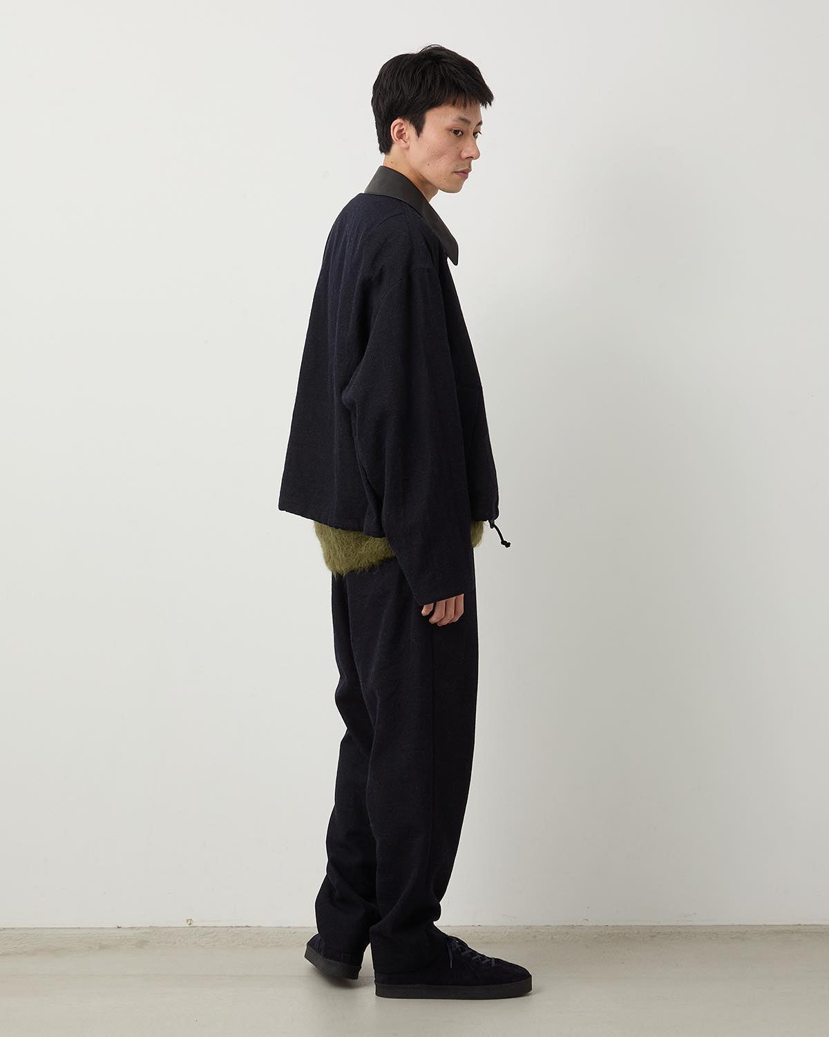 WOOL SERGE SHOECUT EASY PANTS for COVERCHORD