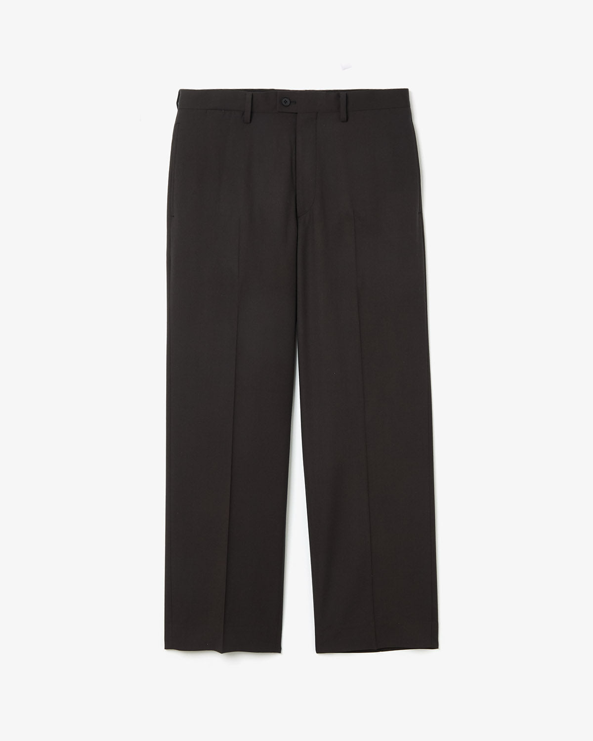 WOOL POPLIN NEUTRAL SLACKS