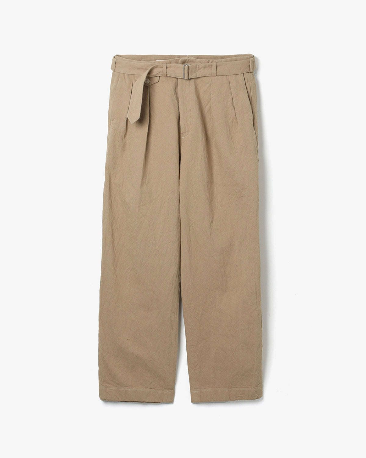 COTTON LINEN DENIM RIVIERA TROUSERS