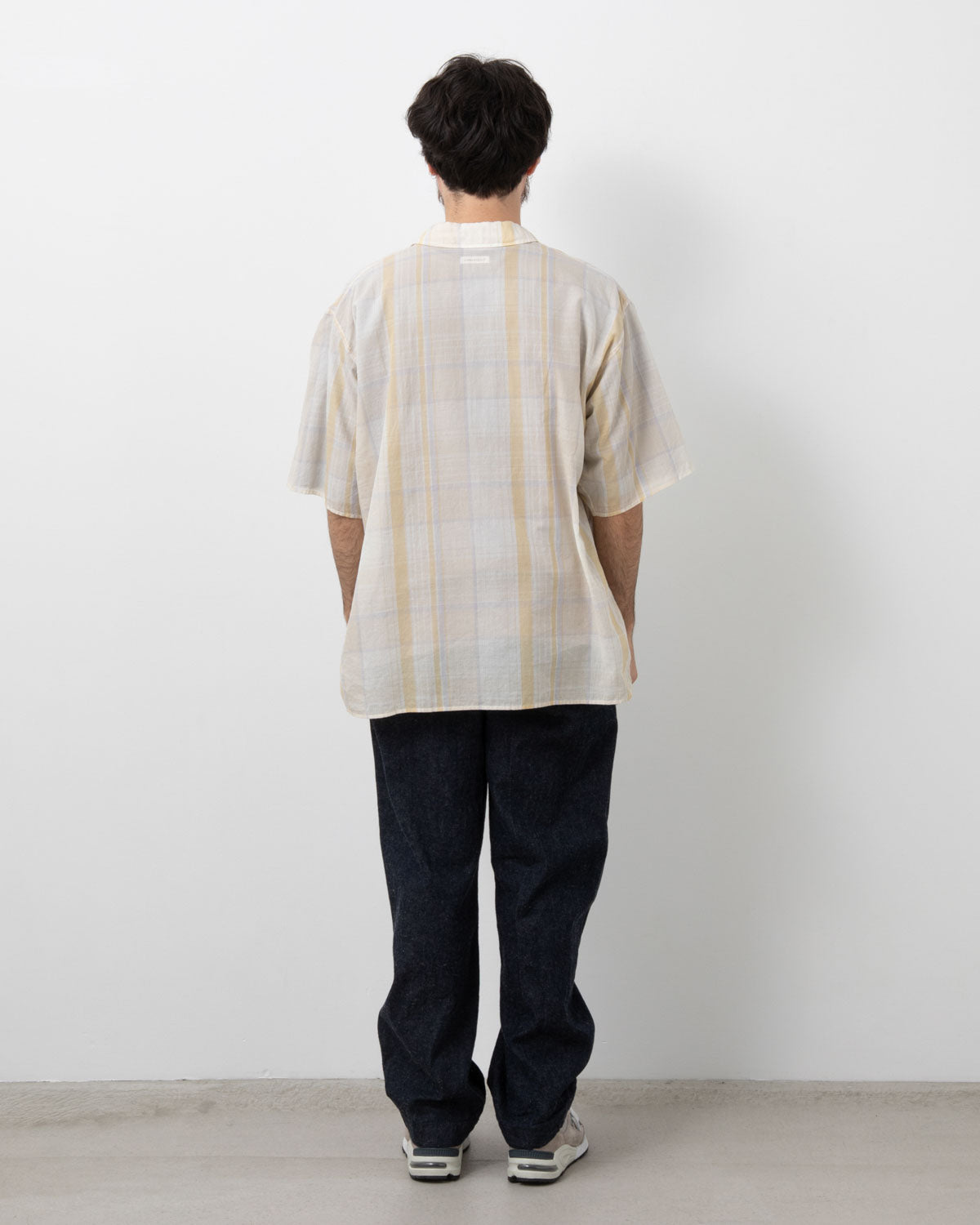 COTTON LINEN DENIM RIVIERA TROUSERS