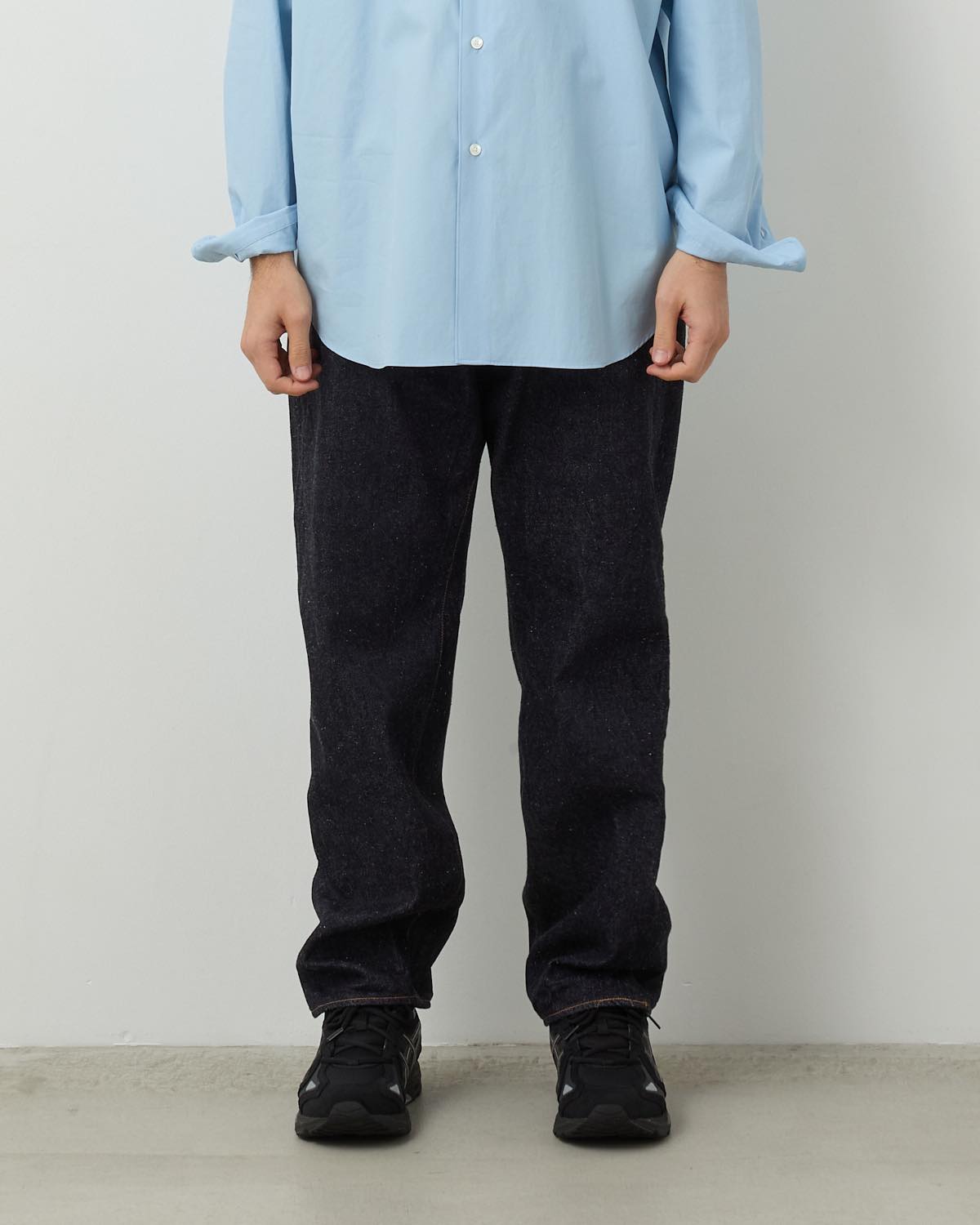 5P ZIPPER FRONT DENIM PANTS