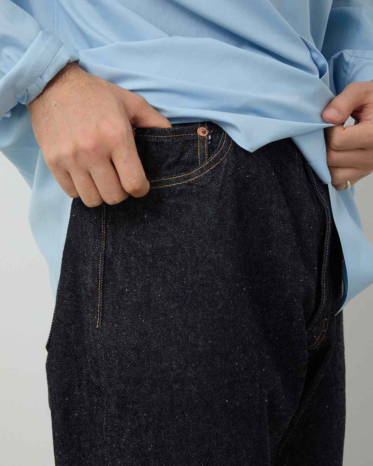 5P ZIPPER FRONT DENIM PANTS