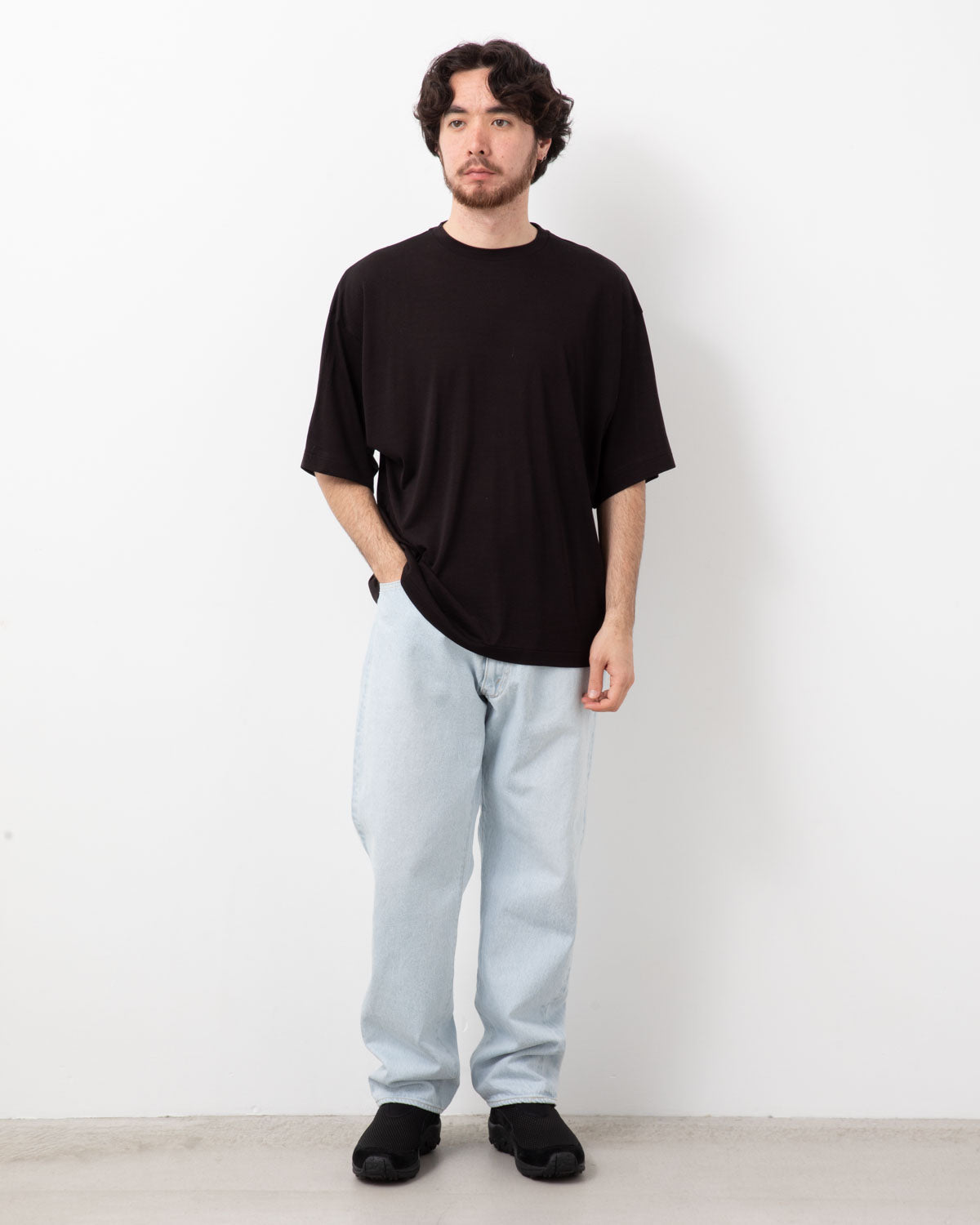 5P ZIPPER FRONT DENIM PANTS