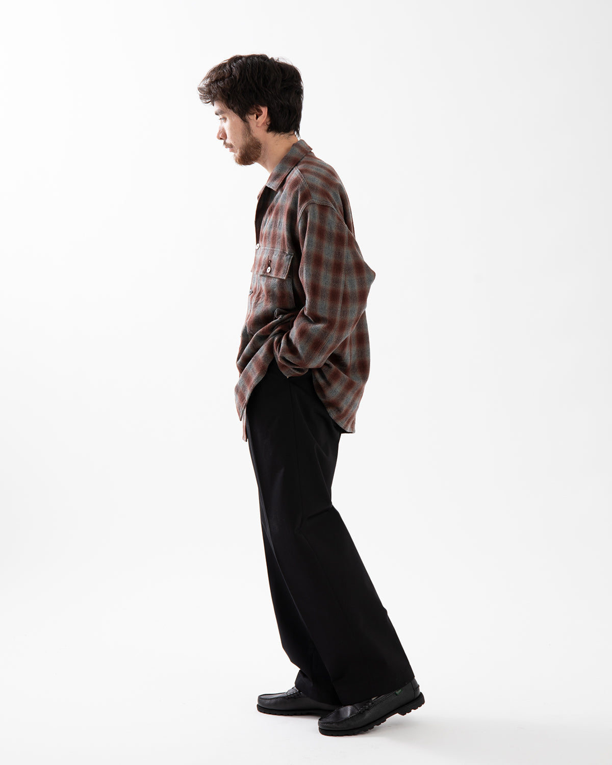 WOOL COTTON CHINO RIVIERA PANTS
