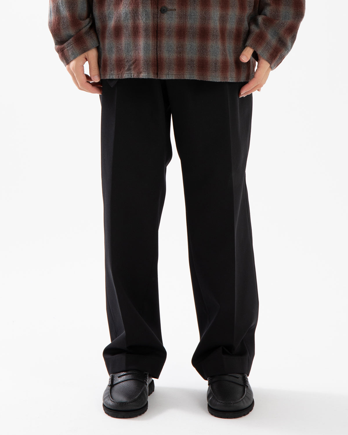 WOOL COTTON CHINO RIVIERA PANTS